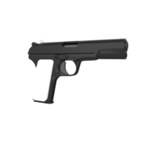 handgun isolated on transparent png