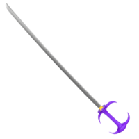 épée isolée sur fond transparent png