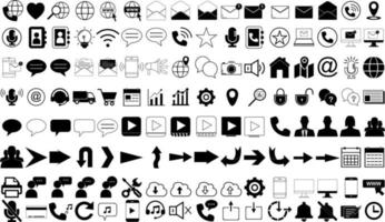 Web icons set vector