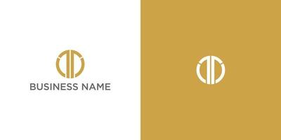 T initial circle company or TO OT logo vector