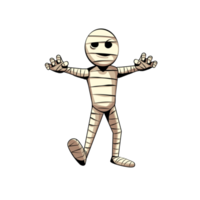 Cartoon Mummy, Illustration, Mummy for halloween, Egipt png