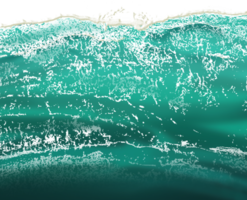 wave, ocean top view png