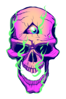 skull and crossbones. Skull illustration for various design needs. tattoo art. design t shirt. dust and bones. colorful skeleton head. Skate head png