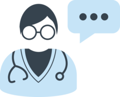 isolated doctor icon medical flat icons elements png