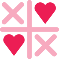 día de san valentín rosa sombra plana icono png