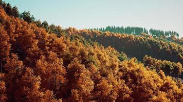 impresionante paisaje durante el otoño para septiembre foto