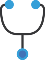 geïsoleerd stethoscoop icoon medisch vlak pictogrammen elementen PNG