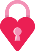 valentine's day pink flat icon png