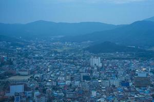 paisaje de cheonan en chungcheongnam-do, corea foto