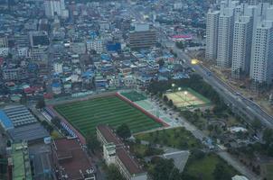 paisaje de cheonan en chungcheongnam-do, corea foto