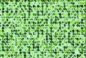 Light Green vector template with bubble shapes.