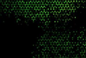 Dark Green vector background with rectangles.