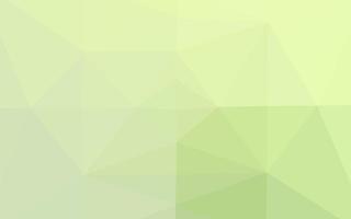 Light Green vector polygonal background.