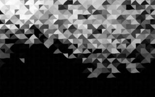 Dark Silver, Gray vector background with triangles.