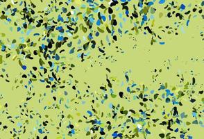 Light Blue, Yellow vector background with abstract forms.