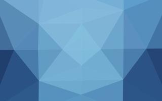 Light BLUE vector triangle mosaic texture.