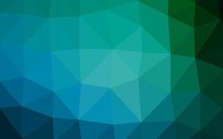 Dark Blue, Green vector abstract mosaic background.