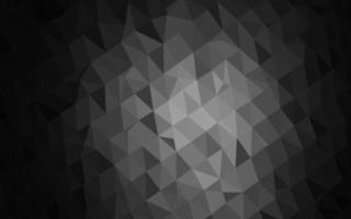 Dark Silver, Gray vector abstract polygonal layout.