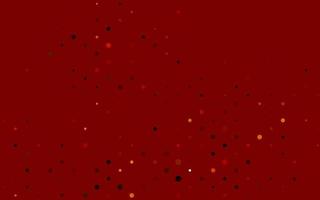 Light Red, Yellow vector template with circles.