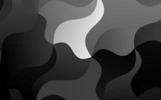 Dark Silver, Gray vector template with bent lines.