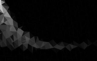Dark Silver, Gray vector abstract mosaic background.