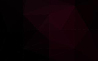 Dark Red vector abstract polygonal layout.