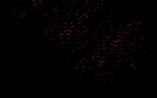 Dark Red vector background with bubbles.