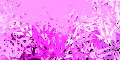 Light purple, pink vector background with polygonal forms.