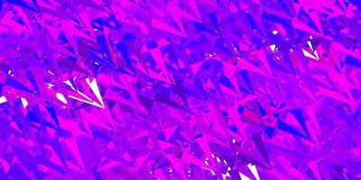 Light blue, red vector background with polygonal forms.