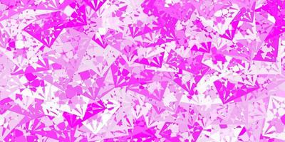 Light Purple, Pink vector background with polygonal forms.