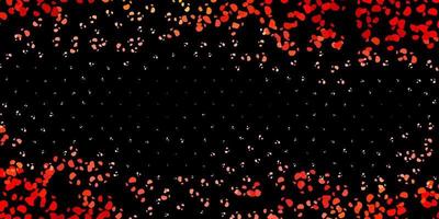 Dark red vector texture with memphis shapes.