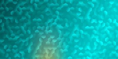 Light blue, green vector texture with colorful hexagons.