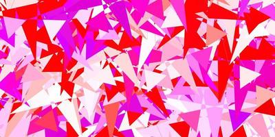 Light Blue, Red vector background with polygonal forms.