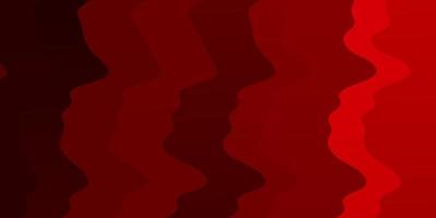 Light Pink, Red vector pattern with curved lines.