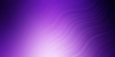 Light Purple vector background with bent lines.