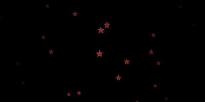 Dark Red vector layout with bright stars.