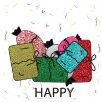 colorful happy gifts png