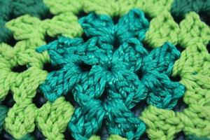 Collection of knitted seamless patterns photo