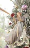 muñecos, regalos y adornos para navidad y fin de año. foto