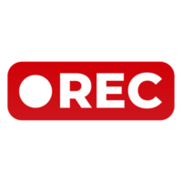 Record Button icon on Transparent Background png