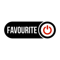 bouton favori multimédia sur fond transparent png