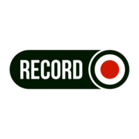 Multi media Record Button on Transparent Background png