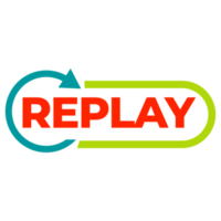 Replay Symbol Icon on Transparent Background png