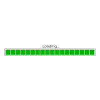 Loading bar progress icon with Transparent Background png