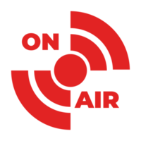 On Air Sign Logo on Transparent Background png