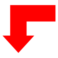 flecha direccional sobre fondo transparente png