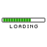 Loading bar progress icon with Transparent Background png