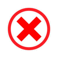 Cross Check Symbol on Transparent Background 17178078 PNG