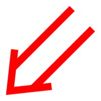 flèche directionnelle sur fond transparent png