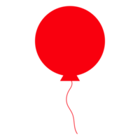 isolierter Ballon auf transparentem Hintergrund png